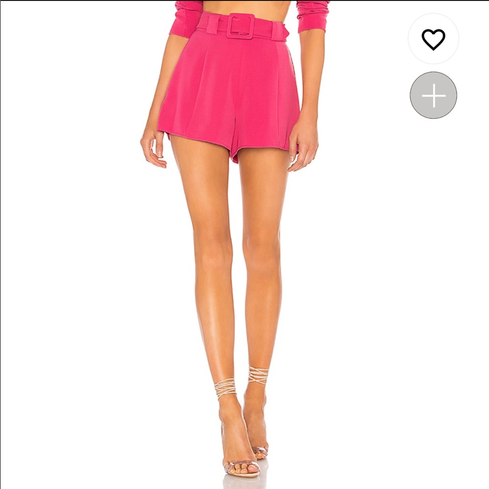 NWOT Lovers and Friends City Short in Magenta Pink